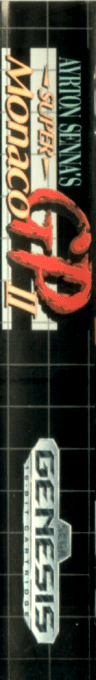Ayrton Senna's Super Monaco Gp 2 — box-2D-side (CA)
