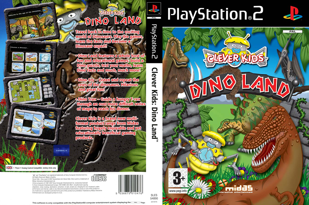 Clever Kids - Dino Land — box-texture (EU)