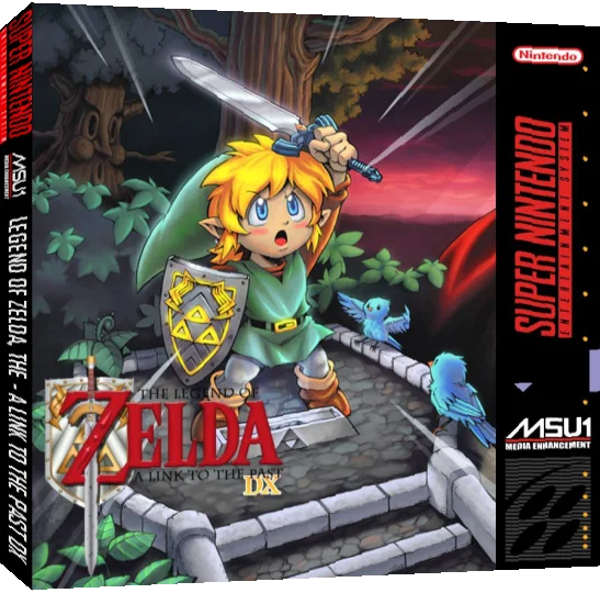 The Legend of Zelda : A Link to the Past DX — box-3D (US)