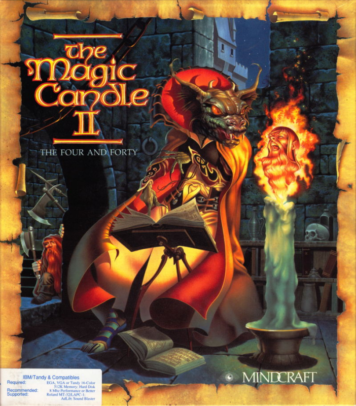 Magic Candle 2 - The Four And Forty, The box art