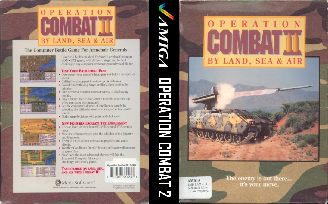 Operation Combat II - By Land, Sea and Air — box-texture (WOR)