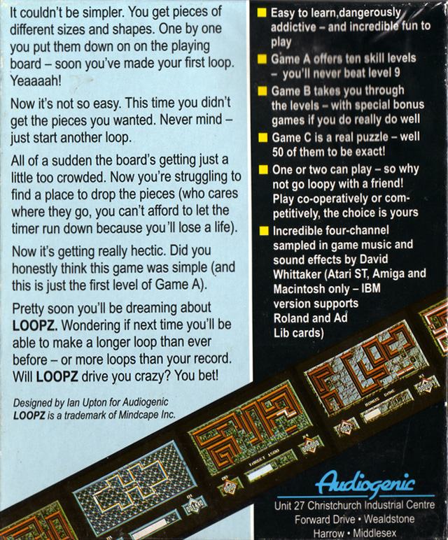 Loopz — box-2D-back (EU)