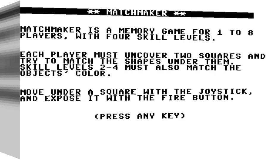 Matchmaker — box-3D (WOR)