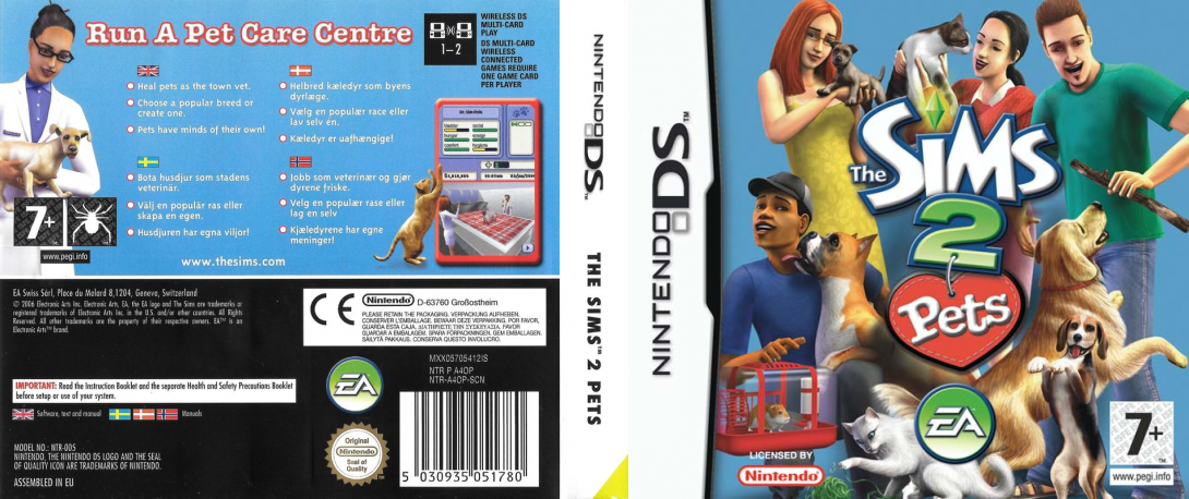 Sims 2 - Pets, The — box-texture (EU)
