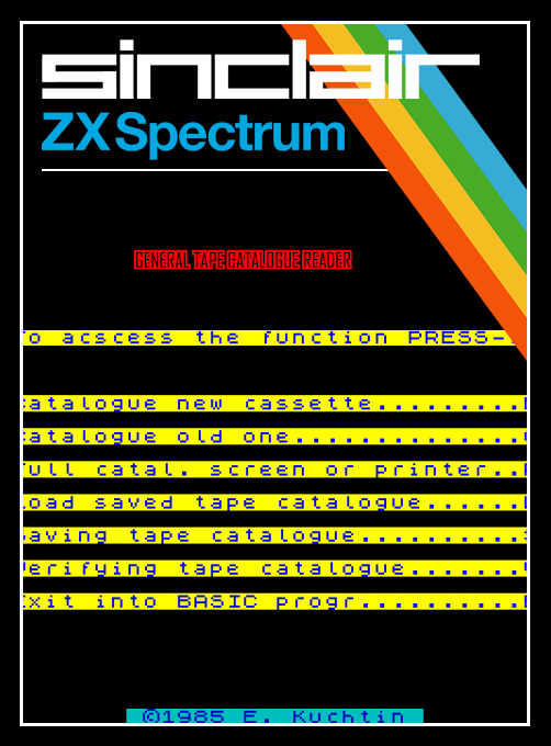 General Tape Catalogue Reader box art