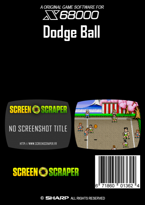 Dodge Ball — box-2D-back (SS)