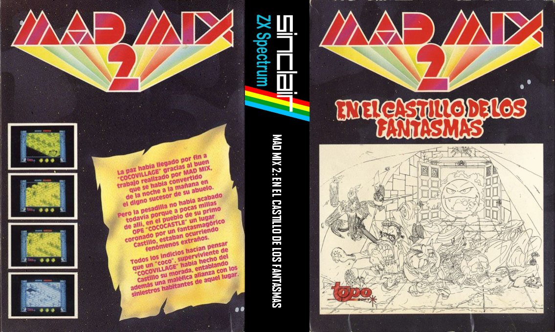 Mad Mix 2 - En El Castillo De Los Fantasmas — box-texture (SP)