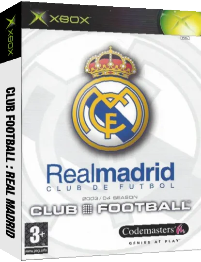 Club Football - Real Madrid — box-3D (EU)