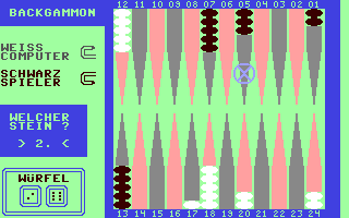 Backgammon 64 — ss (DE)