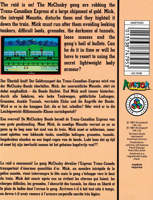 Mountie Mick's Death Ride — box-2D-back (EU)