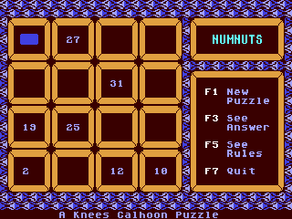 Numnuts — ss (WOR)