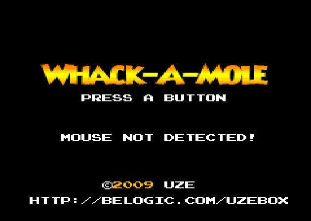 Whack-a-mole — sstitle (WOR)