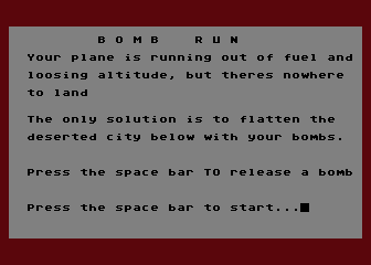 Bomb Run — sstitle (WOR)