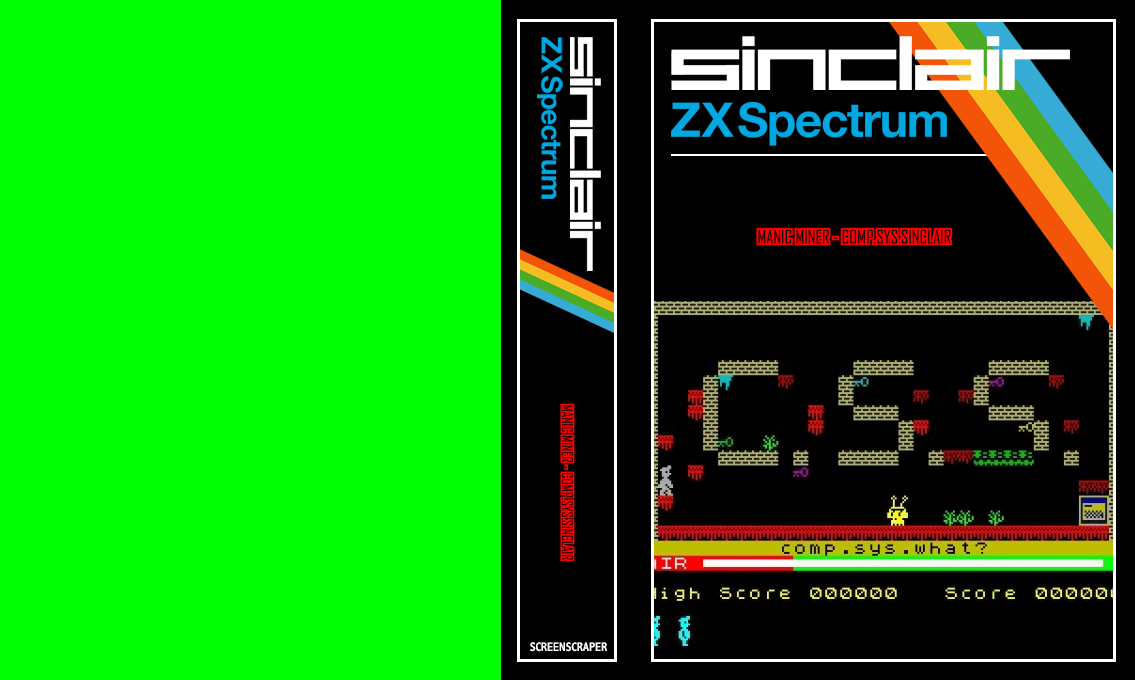 Manic Miner - comp.sys.sinclair — box-texture (SS)
