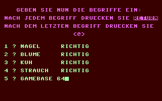 Begriffe merken — ss (DE)