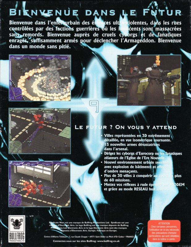 Syndicate Wars — box-2D-back (FR)