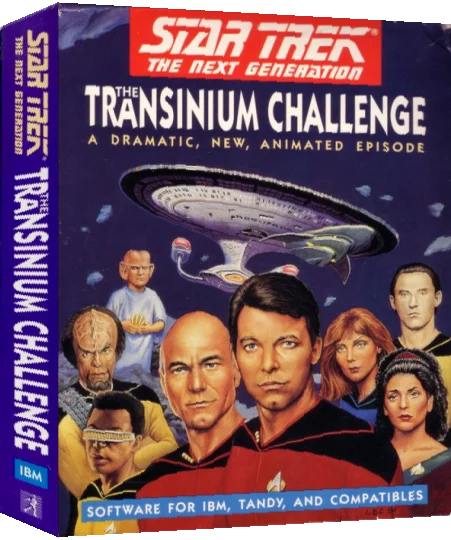 Star Trek The Next Generation - The Transinium Challenge — box-3D (US)