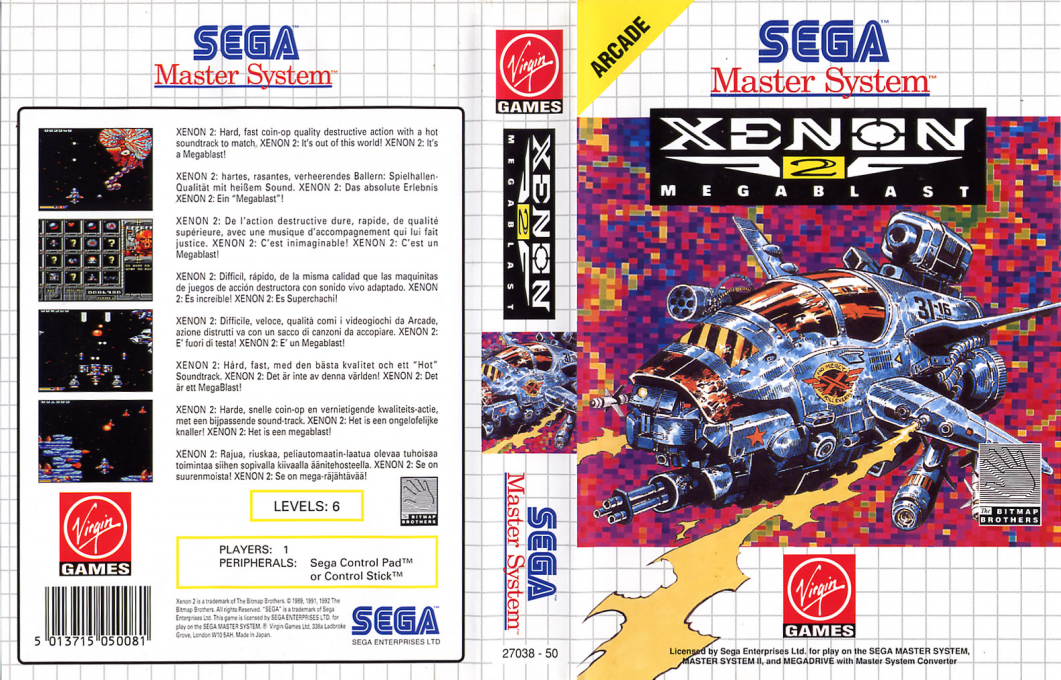 Xenon 2 - Megablast — box-texture (EU)