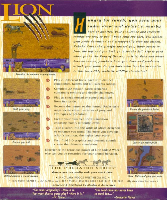 Lion — box-2D-back (US)