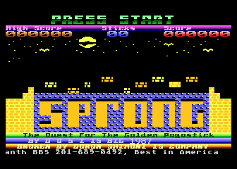 Sprong - The Quest For The Golden Pogostick — ss (WOR)