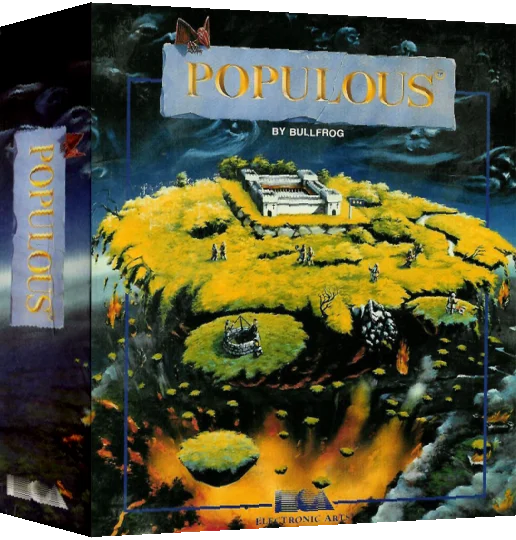 Populous - The Promised Lands — box-3D (EU)