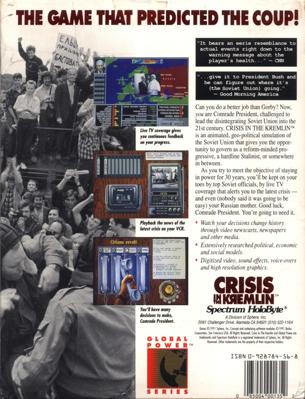 Crisis In The Kremlin — box-2D-back (US)