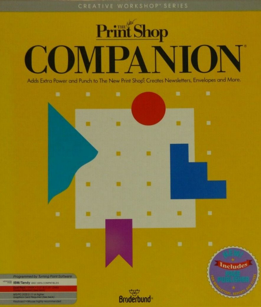 The New Print Shop Companion box art