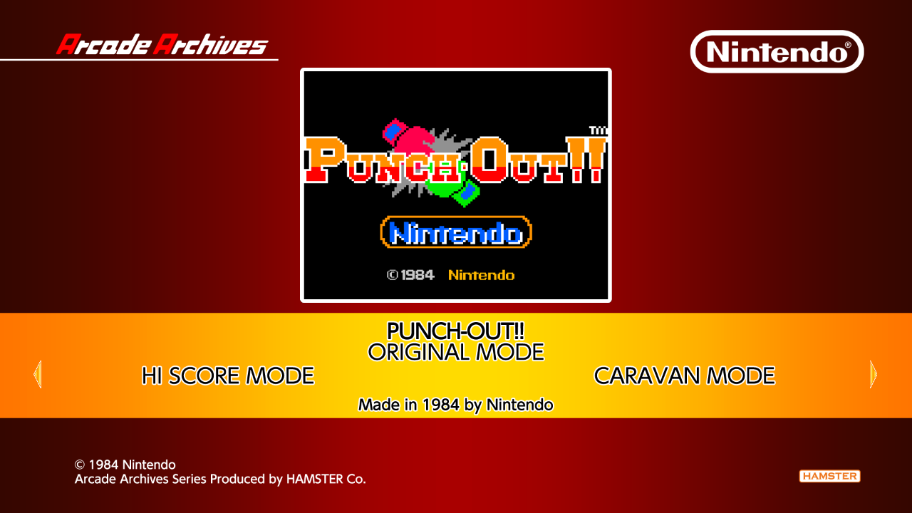 Arcade Archives Punch-out!! — sstitle (WOR)