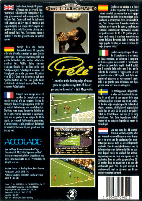 Pele! — box-2D-back (EU)