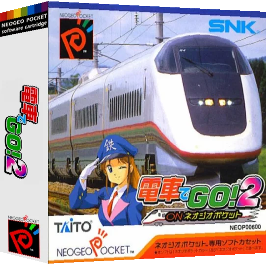 Densha de Go! 2 on NeoGeo Pocket — box-3D (JP)