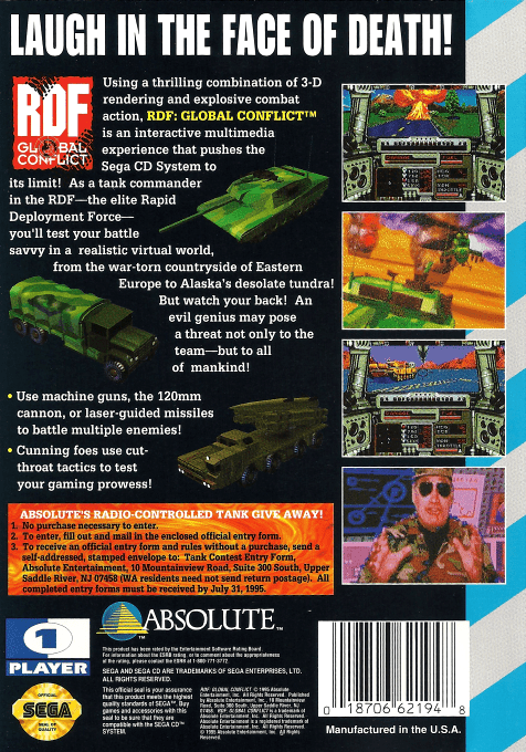 RDF - Global Conflict — box-2D-back (US)