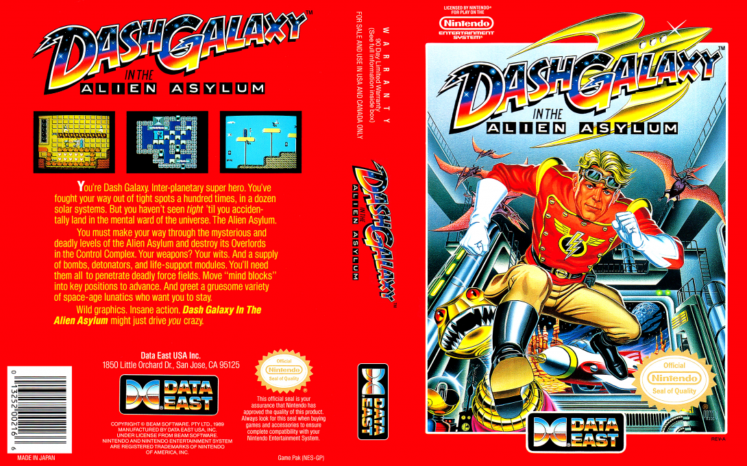 Dash Galaxy in the Alien Asylum — box-texture (US)