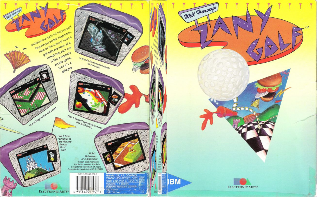 Will Harvey's Zany Golf — box-texture (US)