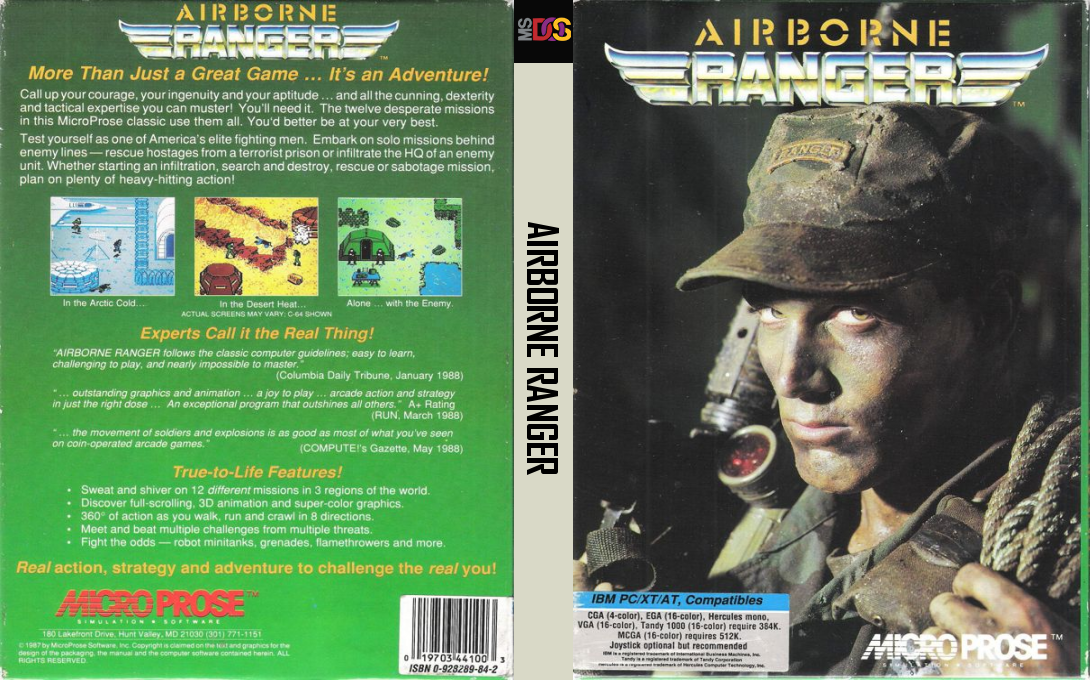 Airborne Ranger — box-texture (US)