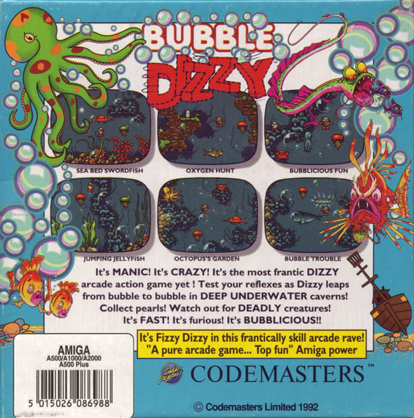 Bubble Dizzy — box-2D-back (CUS)