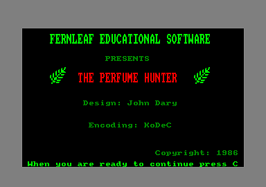 Perfume Hunter, The — sstitle (EU)