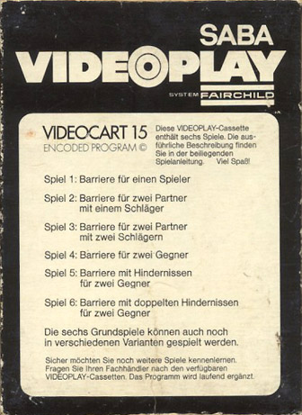 Videocart-17 - Pinball Challenge — box-2D-back (DE)
