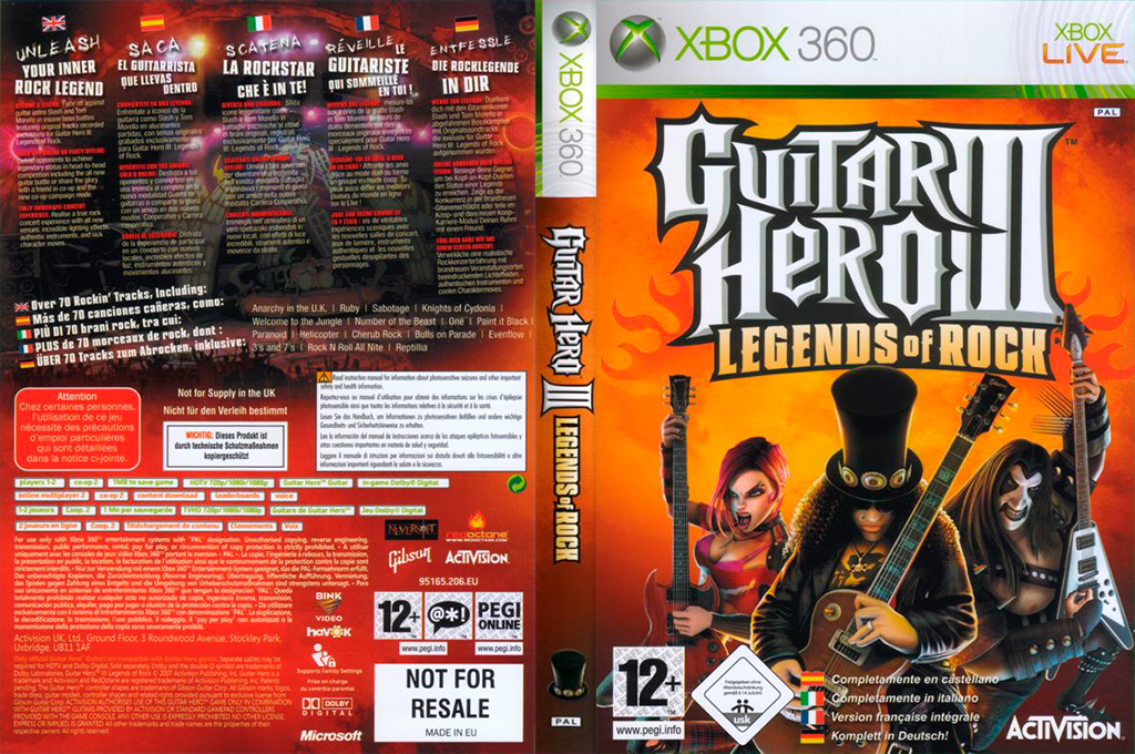 Guitar Hero III - Legends of Rock — box-texture (EU)
