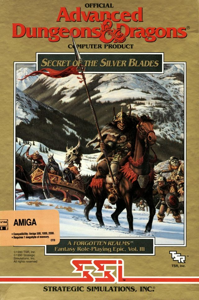 Advanced Dungeons & Dragons - Secret of the Silver Blades - A Forgotten Realms Fantasy Role-Playing Epic, Vol.III box art