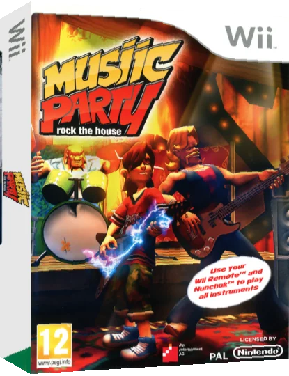 Musiic Party - Rock the House — box-3D (UK)