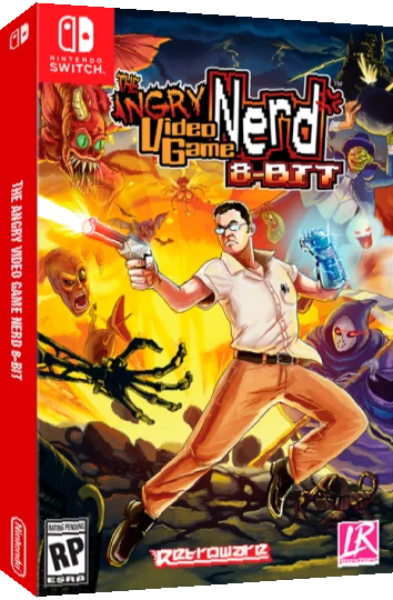 The Angry Video Game Nerd 8-bit — box-3D (US)