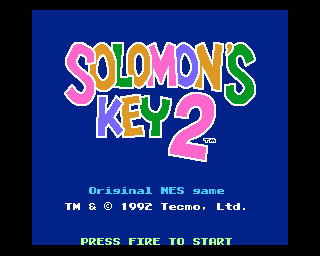 Solomon's Key 2 — sstitle (WOR)