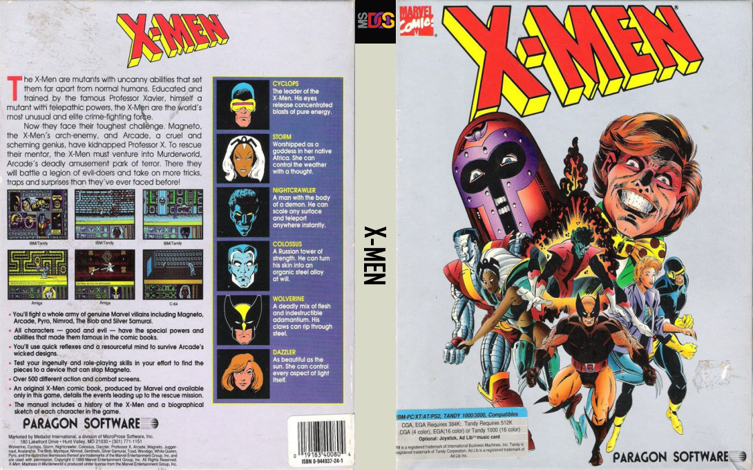X-Men — box-texture (US)