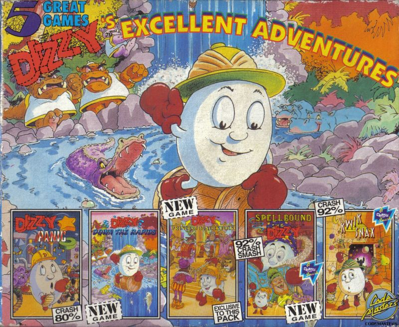 Dizzy's Excellent Adventures box art