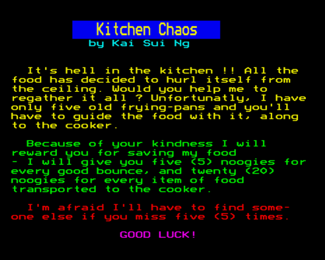 Kitchen Chaos — sstitle (WOR)