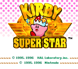 Kirby Super Star — sstitle (US)