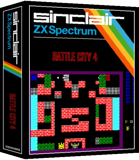 Battle City 4 — box-3D (SS)