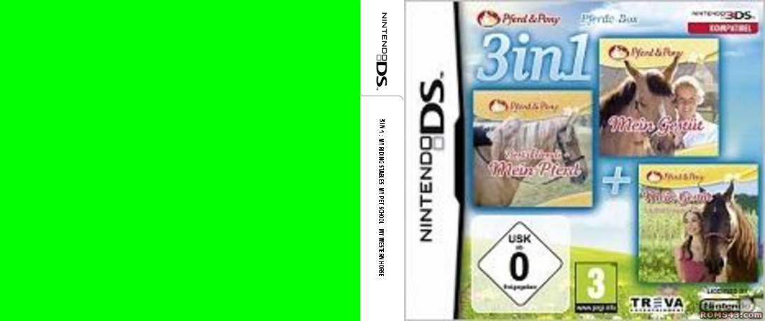 3 in 1 - My Riding Stables - Life with Horses + My Pet Hotel 2 & + My Pet School — box-texture (EU)