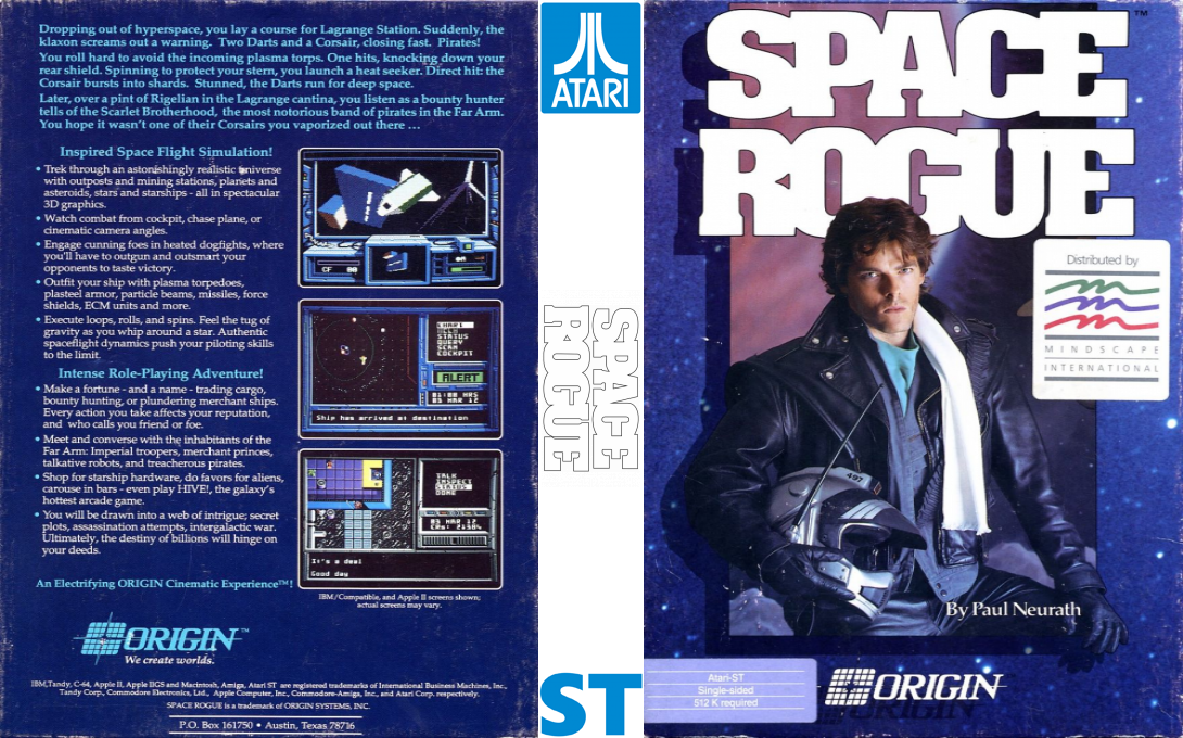 Space Rogue — box-texture (EU)