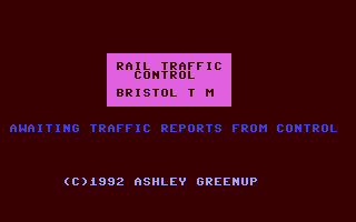 Rail Traffic Control : Bristol TM — sstitle (WOR)